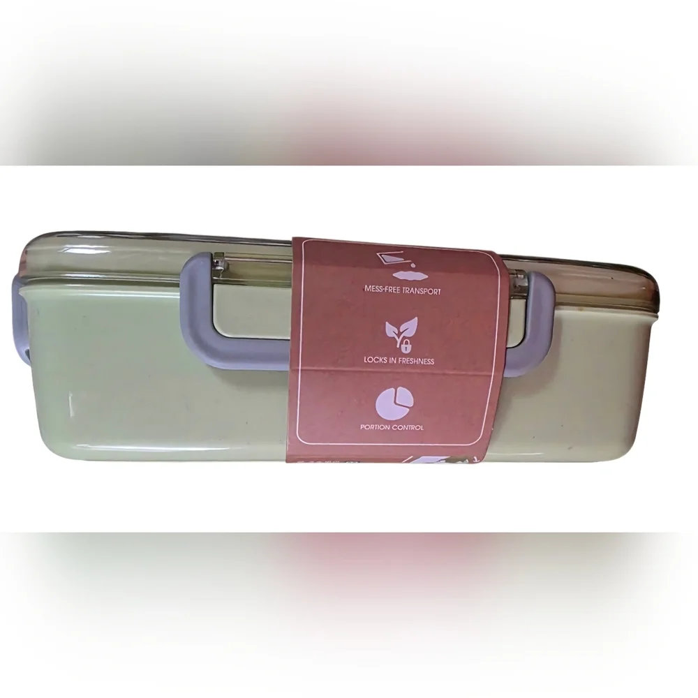 NEW ECOlogical Benton Box Lunch Box Snack Box. BPA free. Dishwasher safe.